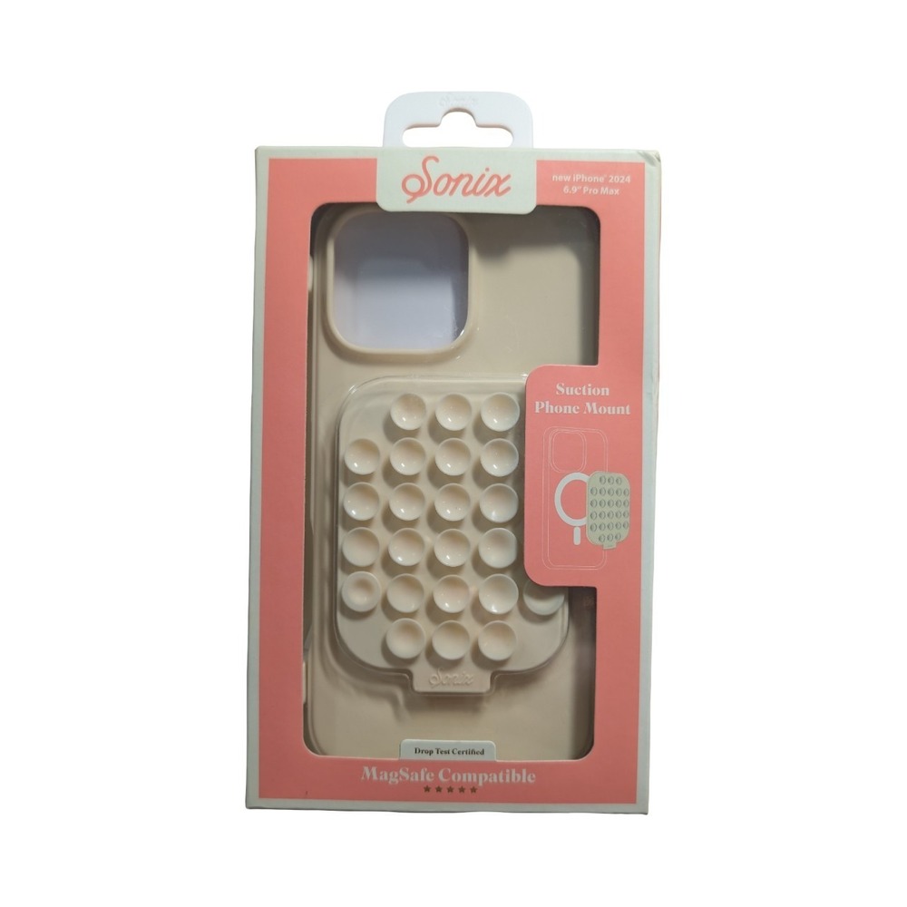 M2-O Sonix Magsafe Mountable Suction Case For Apple iPhone 16 Pro Max -‎ Cream